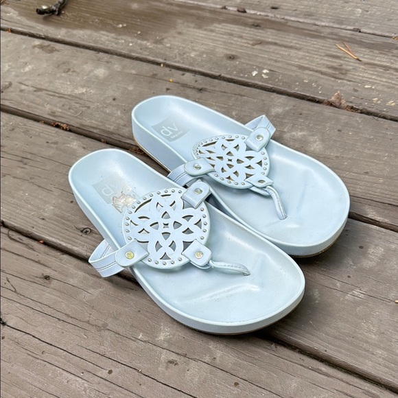 DV Dolce Vita light blue sandals size 9 - Picture 1 of 5